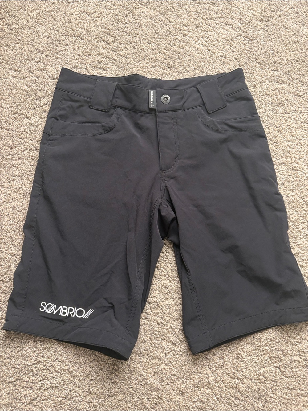 Sombrio Black Athletic Bike Shorts